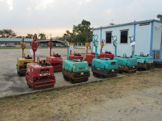 รถบดเดินตาม SAKAI HV60ST และ MIKASA MRH-600DS สตาร์ท 2 ระบบ นำเข้าจากญี่ปุ่น สภาพดีพร้อมใช้ เดิมๆทั้งคัน