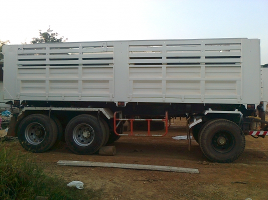 ขายพ่วงดั้ม 20 ตัน กระบอกสามมิตร 3 เพลาแท้ ยาว 6.50 เมตร