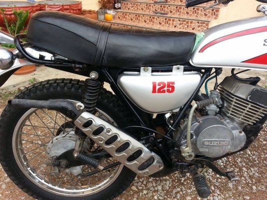 บุกรัง.เสือจันทร์... SUZUKI TS125 ทะเบียนพร้อมโอน  ราคา 26,000 บาท