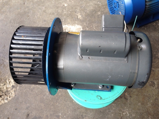 ขายมอเตอร์ Baldor 1.5 HP. 3450 rpm. 220V ไฟบ้าน(รอบเร็วพิเศษ) made in U.S.A พร้อมใบพัด ระบายลมดูด-เป่า สภาพสวย วิ่งนิ่ม พร้อมใช้งาน