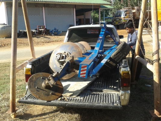 ขายแล้ว ขอบคุณพี่ชัย ด่านช้างมากครับ หางไถ3จาน ไคเฮงหลี จักรกล  รุ่นใหม่สภาพสวยพร้อมใช้งาน ราคาถูกๆ38,500