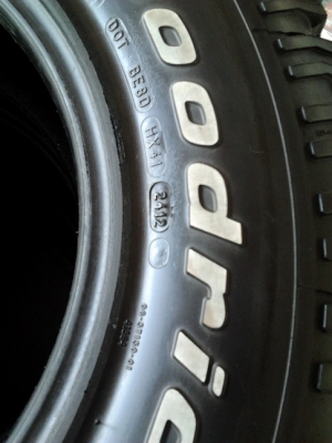 BF All 265/70/16 ปี12 สวยๆ สภาพดี พร้อมใช้งาน 1ชุด