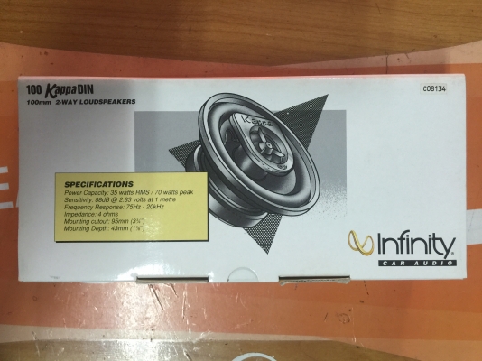 ขายลำโพง 4" INFINITY 100 KAPPA DIN SERIES 2-WAY ขายลำโพง 4" INFINITY 100 KAPPA DIN SERIES 2-WAY