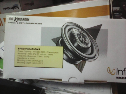 ขายลำโพง 4" INFINITY 100 KAPPA DIN SERIES 2-WAY ขายลำโพง 4" INFINITY 100 KAPPA DIN SERIES 2-WAY