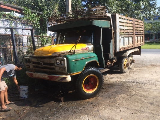 สิบล้อ isuzu หัวยาว ดั้ม เครื่อง 6BD ช่วงล่าง ฟูโซ่ หน้าหลัง เครื่องดีคันชีสวย เอกสารครบ ทะเบียนม. 79