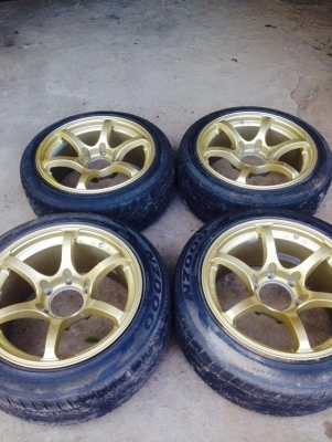 ขายแม็ก ขอบ 17 RG-Z 6 รู หน้า 8 หลัง 9 พร้อมยาง