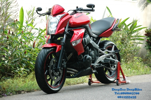 ขาย Kawasaki ER6n ABS ปี2011 พร้อมของแต่ง เอกสารพร้อมโอน