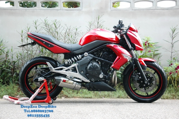 ขาย Kawasaki ER6n ABS ปี2011 พร้อมของแต่ง เอกสารพร้อมโอน