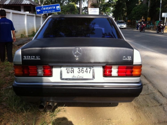 ขาย รถMercedes Benz ปี36 รุ่น190E เกียร์ออโต้ แต่ทำการเปลี่ยนเครื่องหัวฉีด Toyota รหัส ความแรง 2JZ 3,000cc แจ้งลงเล่มทะเบียนเรียบร้อย มีเล่มทะเบียนพร้อมชุดโอนเรียบร้อย (ทำการSet ช่วงล่างเรียบร้อย หนึบๆ นุ่มๆ) ไม่มีการติดแก๊สแต่อย่างใด สภาพภายในสวยๆแบบเดิม