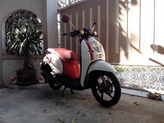 ขออนุญาติขาย HONDA Scoopy-i 110 สีขาวมุก ตัว TOP ล้อแม็กโอนให้ฟรีครับ