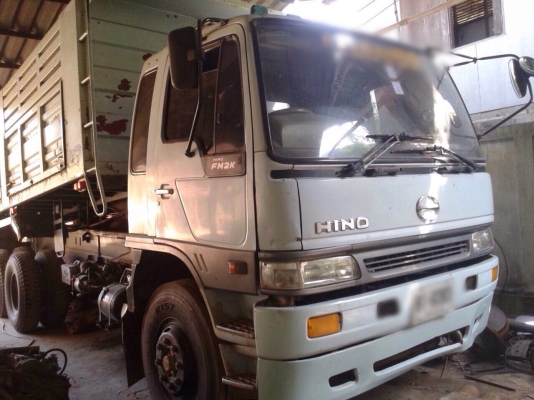 ขายรถพ่วงสิบล้อดัมพ์ HINO 2K เครื่อง 260 แรง ปี 40 FM2KNND กระบะดัมพ์อู่เสรีชัย ลูก 2 เพลา