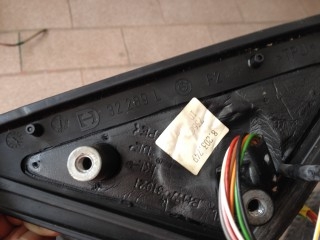 กระจกมองข้าง BMW E39 ซีรี5 ของเก่าญี่ปุ่นสภาพดี