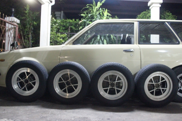 ขาย ล้อ BILBO ยุ่นแท้ ล้อเบามาก สวย ไม่คดไม่ดุ้ง ขอบ 14" 114.3