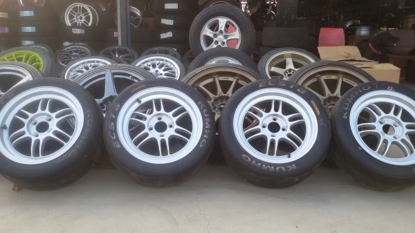 ขายล้อใหม่RPF1ขอบ15 4รู100พร้อมยางชุดละ10500