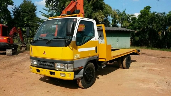 MITSUBISHI CANTER 110 แรง พื้นเรียบ ท้ายลาด MITSUBISHI CANTER 110 แรง พื้นเรียบ ท้ายลาด