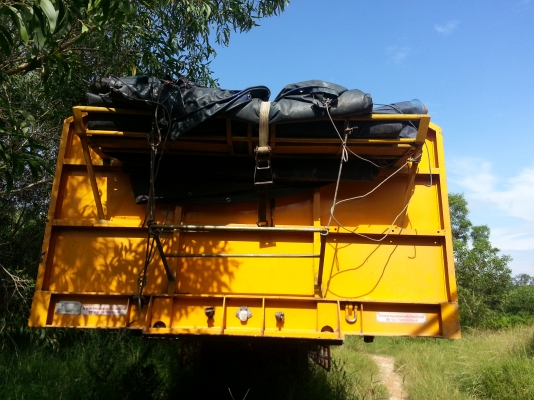 หางพื้นเรียบ สามเพลาแท้ ยี่ห้อไทเทเลอร์