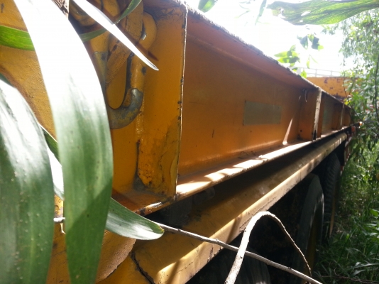 หางพื้นเรียบ สามเพลาแท้ ยี่ห้อไทเทเลอร์