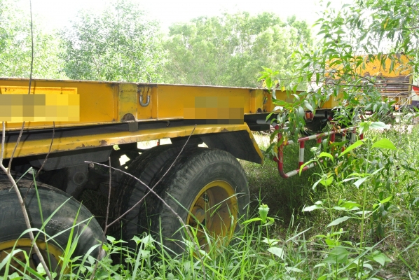 หางพื้นเรียบ สามเพลาแท้ ยี่ห้อไทเทเลอร์