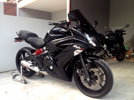 ขาย Kawasaki Ninja ปี2012 สีดำสวยๆแต่งเพียบ ท่อสูตรl พร้อมทะเบียน ราคา189000 บ. ขาย Kawasaki Ninja ปี2012 สีดำสวยๆแต่งเพียบ ท่อสูตรl พร้อมทะเบียน ราคา189000 บ.