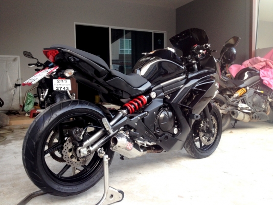 ขาย Kawasaki Ninja ปี2012 สีดำสวยๆแต่งเพียบ ท่อสูตรl พร้อมทะเบียน ราคา189000 บ. ขาย Kawasaki Ninja ปี2012 สีดำสวยๆแต่งเพียบ ท่อสูตรl พร้อมทะเบียน ราคา189000 บ.