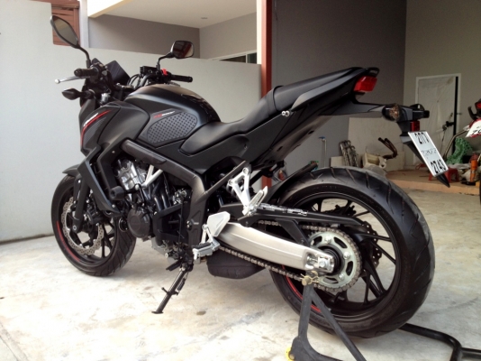 ขาย CB650f ปี2014 วิ่ง1600 Km.แท้ๆ สภาพป้ายแดงใหม่เหมือนออกศูนย์ ราคา 263000 บาท ขาย CB650f ปี2014 วิ่ง1600 Km.แท้ๆ สภาพป้ายแดงใหม่เหมือนออกศูนย์ ราคา 263000 บาท