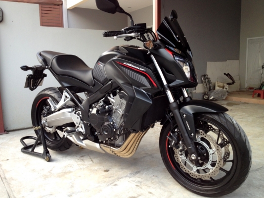 ขาย CB650f ปี2014 วิ่ง1600 Km.แท้ๆ สภาพป้ายแดงใหม่เหมือนออกศูนย์ ราคา 263000 บาท ขาย CB650f ปี2014 วิ่ง1600 Km.แท้ๆ สภาพป้ายแดงใหม่เหมือนออกศูนย์ ราคา 263000 บาท