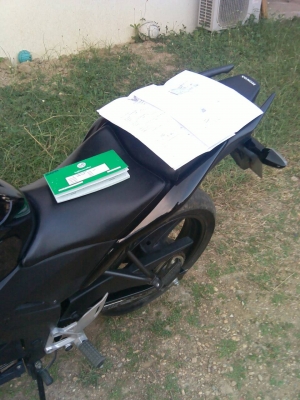 cbr 150 cc หัวฉีด ปี 55 ทะเบียนพร้อมชุดโอน