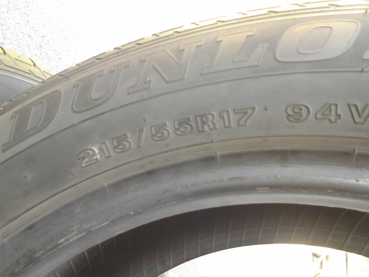 DUNLOP 215/55/17 ปี12
