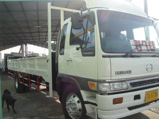 HINO FF1J เครื่องยนต์ 212 แรง เทอร์โบ กะบะเหล็กต่อใหม่ ยาว 7.20 เมตร ยางใหม่ 6 เส้น (ยางแม็กเรเดียน 22.5) รถสวย พร้อมใช้งาน