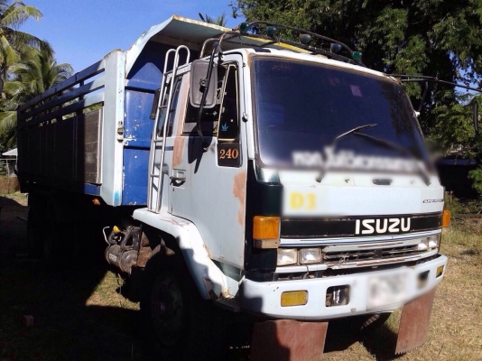 ขายรถบรรทุกสิบล้อดัมพ์ ISUZU 210 แรง FXZ13NFY 2 เพลา กระบะดัมพ์มิเนียม เกียร์ฟูลเลอร์ ทะเบียนพร้อม