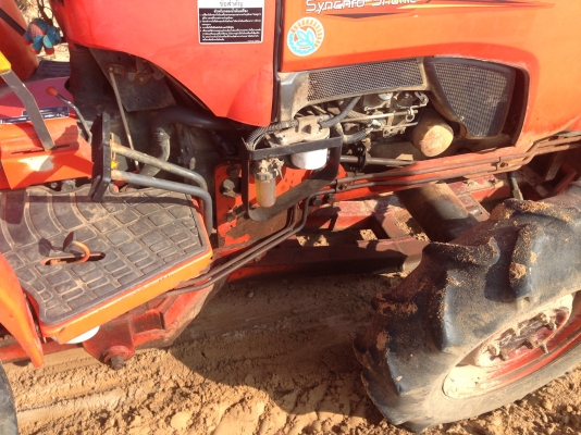 รถไถ KUBOTA L3608 มีภาพวีดีโอ อายุการใช้งาน 561 ชั่วโมง พร้อมอุปกรณ์ 3 รายการ ผานดันหน้า โรตารี ผาน 