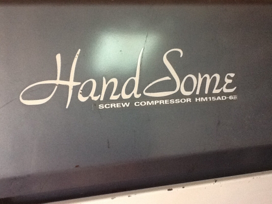 ปั๊มลมสกรู KOBELCO 20 Hp มีairdryerในตัว เก่าญี่ปุ่น