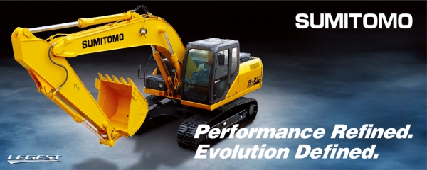 นวัตกรรมจากประเทศญี่ปุ่น รถขุดไฮดรอลิก NEW SUMITOMO 210-5