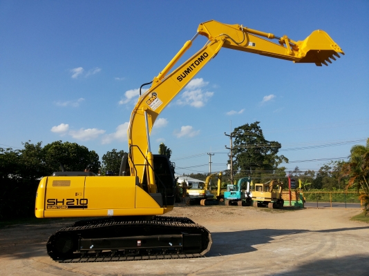 นวัตกรรมจากประเทศญี่ปุ่น รถขุดไฮดรอลิก NEW SUMITOMO 210-5