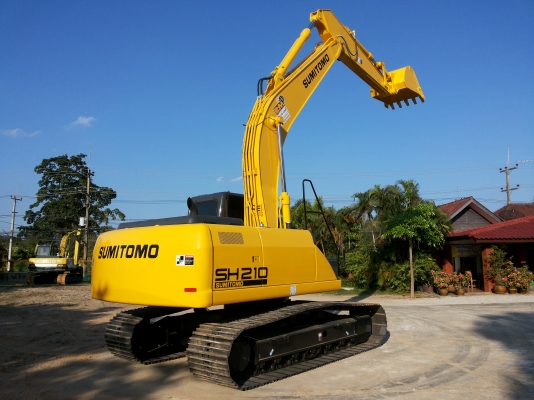 นวัตกรรมจากประเทศญี่ปุ่น รถขุดไฮดรอลิก NEW SUMITOMO 210-5