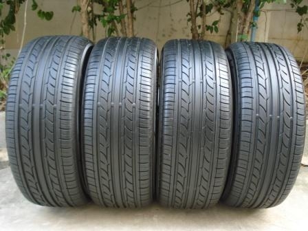 ยาง205-55-16 YOKOHAMAEARTH - 1  1ชุดดอกหนาๆขายถูกๆ