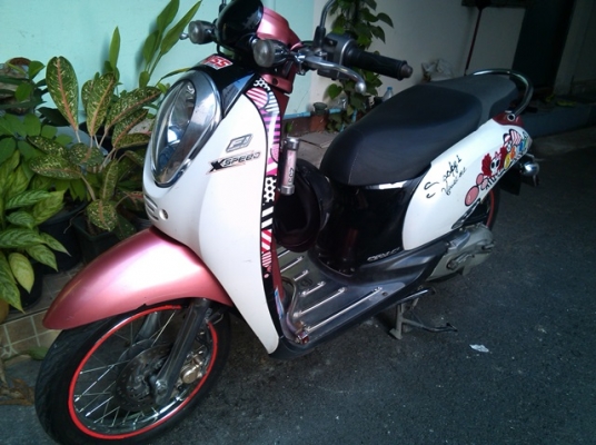 Scoopy 110i กท803 ชมพูขาว ปี54 เดิมๆ เครื่องดี