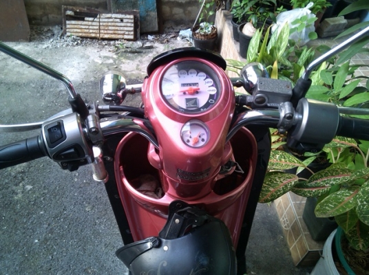 Scoopy 110i กท803 ชมพูขาว ปี54 เดิมๆ เครื่องดี