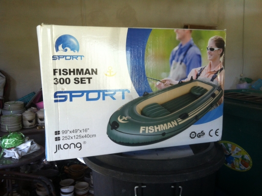 เรือยางติดเครื่องได้ ใช้ครั้งเดียว