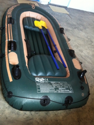 เรือยางติดเครื่องได้ ใช้ครั้งเดียว