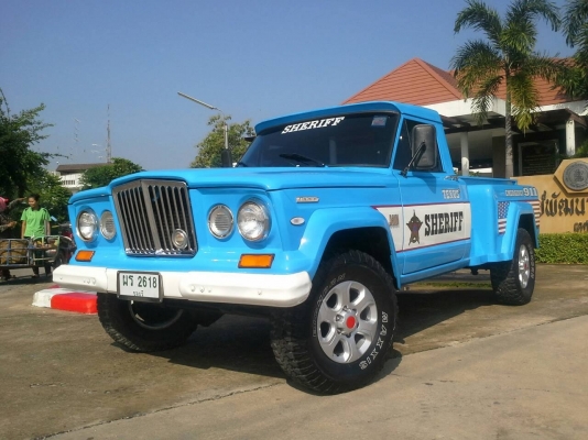 ขายรถยนต์ JEEP CLASSIC สีฟ้า รุ่น KAISER กระบะโปร่ง