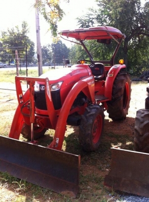 ขายคูโบต้า L4708 พร้อมใบดันหน้า รถเดิมๆ รถไร่ พร้อมเล่มทะเบียน ใช้งานได้เลย