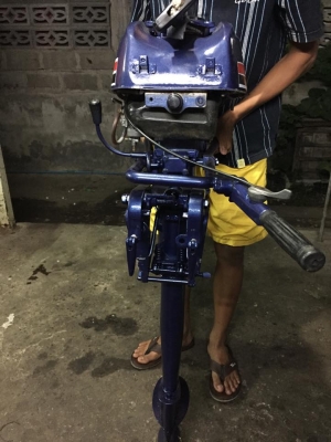 ขายเครื่องเกาะท้ายยามาฮ่า 5B เก่าญี่ปุ่นเครื่องติดได้ ไม่มีใบจักร