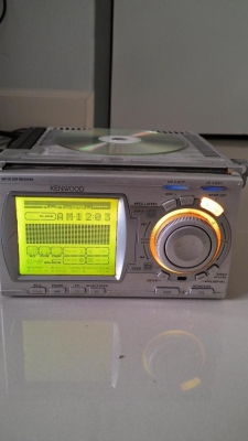 วิทยุติดรถยนต์ kenwood 2 din เล่นแผ่น mp3/m