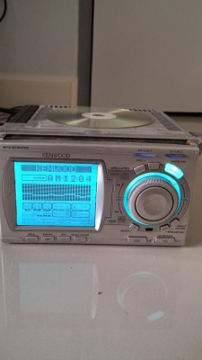 วิทยุติดรถยนต์ kenwood 2 din เล่นแผ่น mp3/m