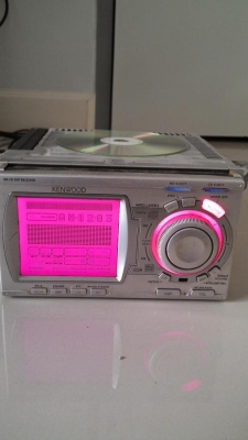 วิทยุติดรถยนต์ kenwood 2 din เล่นแผ่น mp3/m