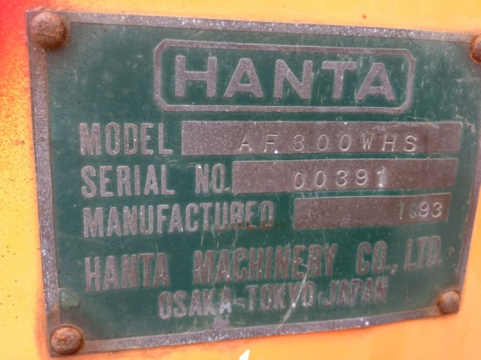 ขายรถปูยาง 3เมตร ล้อยาง HANTA เก่าญี่ปุ่นแท้ ระบบทุกอย่างใช้งานได้ พร้อมลุยงานทันที ขายถูก 086-303-9797 กู๋อ๋า