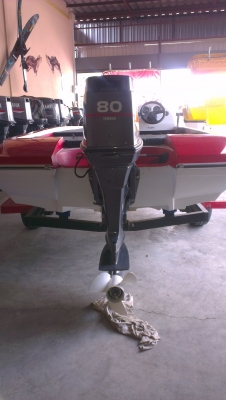 เรือแบส 15 ฟุต เครื่อง Yamaha 80 แรง