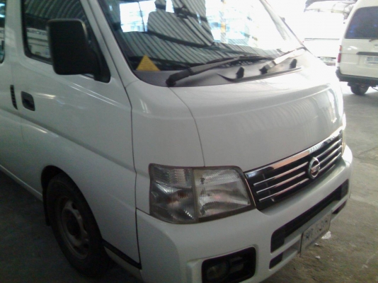 รถตู้หลังคาสูงNISSAN URVAN3.0Dd-iสีขาวปี07 ฟรีดาวน์