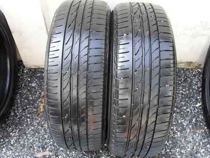 ขายยาง BRIDGESTONE RE300 ปี12 1เส้น ปี13 1เส้น(1คู่) 185-55-16 ราคา 1,600